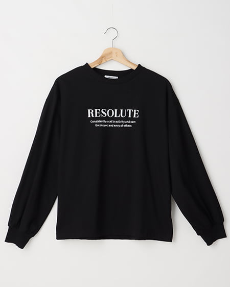 シンプルロゴロングTシャツ