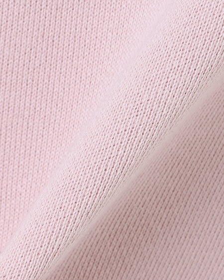 INGNI(イング) 裾ドロスト胸ロゴショートスウェットトップス スモークピンク