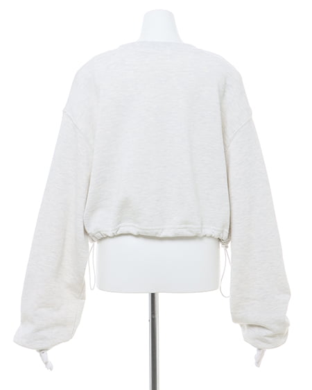 INGNI（イング） 裾ドロスト胸ロゴショートスウェットトップス ｵｰﾄﾐｰﾙ