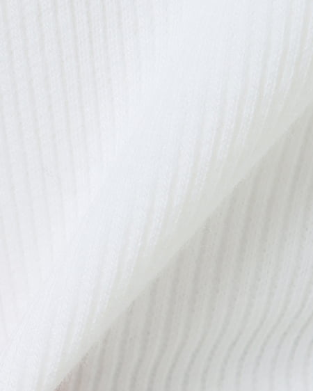 INGNI（イング） 裾ゴムロゴ配色リブタンク ｵﾌﾎﾜｲﾄ