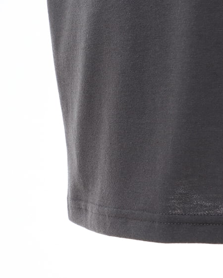 INGNI（イング） かすれプリントロゴチュニックロングTシャツ ｽﾐｸﾛ
