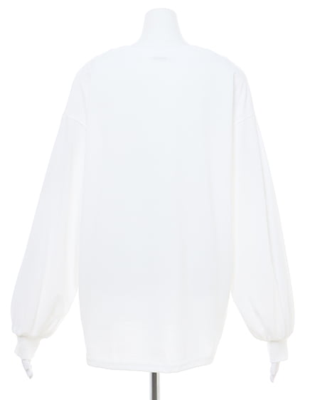 INGNI（イング） イーグルロゴロングTシャツ ｵﾌﾎﾜｲﾄ/ｱｶ