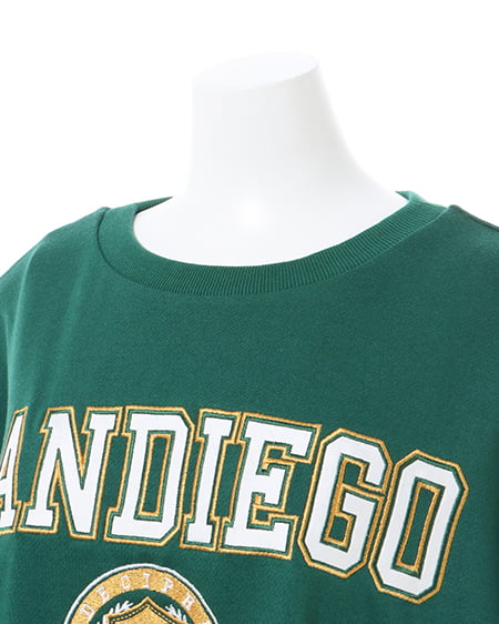 INGNI(イング) カレッジロゴチュニック グリーン