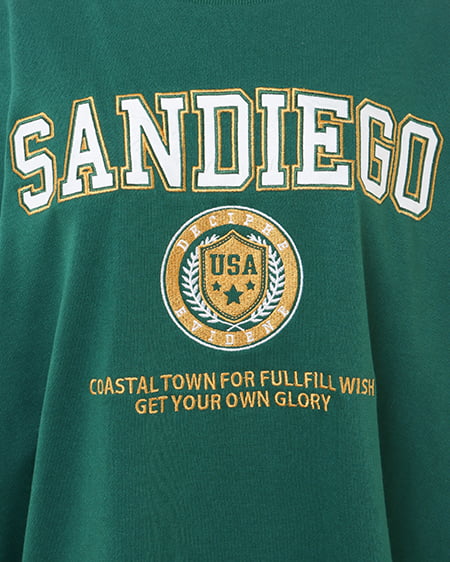 INGNI(イング) カレッジロゴチュニック グリーン