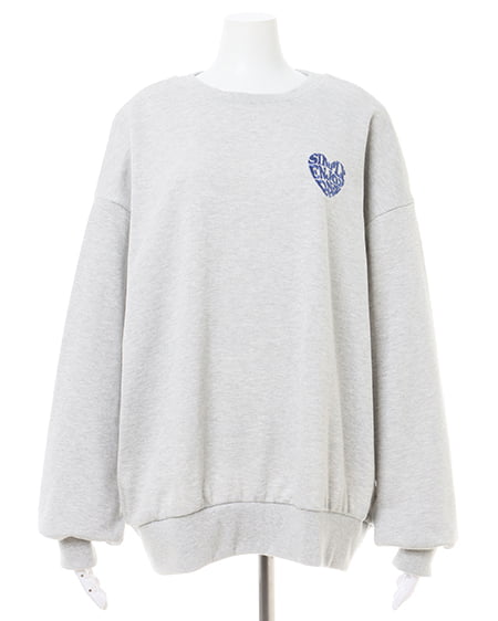 INGNI（イング） Backハートロゴサガラ刺しゅうチュニック ｸﾞﾚｰ