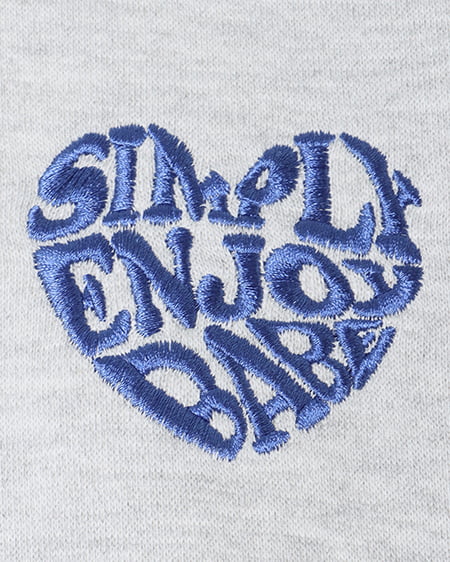 INGNI（イング） Backハートロゴサガラ刺しゅうチュニック ｸﾞﾚｰ