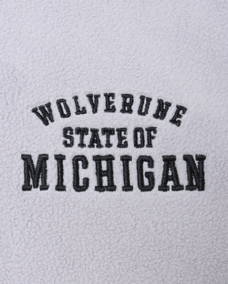 INGNI(イング) ハーフジップ配色サイドラインフリーストップス グレー