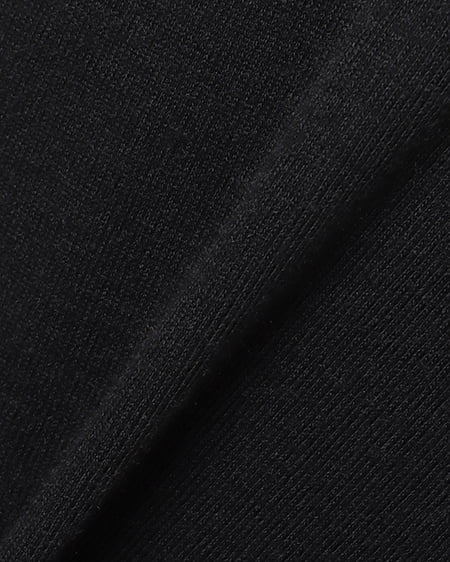 INGNI(イング) 胸刺しゅうロゴカットタートルトップス クロ