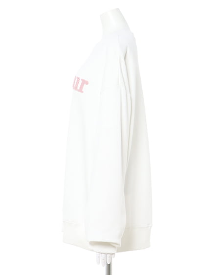 INGNI(イング) サガラ刺しゅうロゴチュニック オフホワイト/ピンク