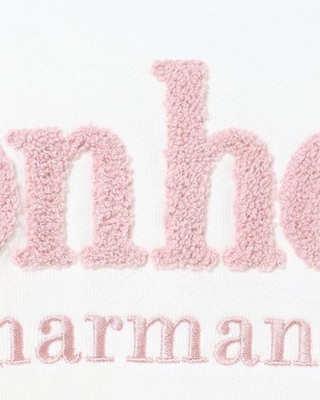 INGNI(イング) サガラ刺しゅうロゴチュニック オフホワイト/ピンク