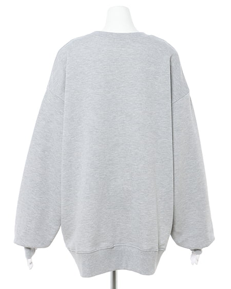 INGNI(イング) サガラ刺しゅうロゴチュニック グレー