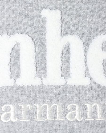 INGNI(イング) サガラ刺しゅうロゴチュニック グレー