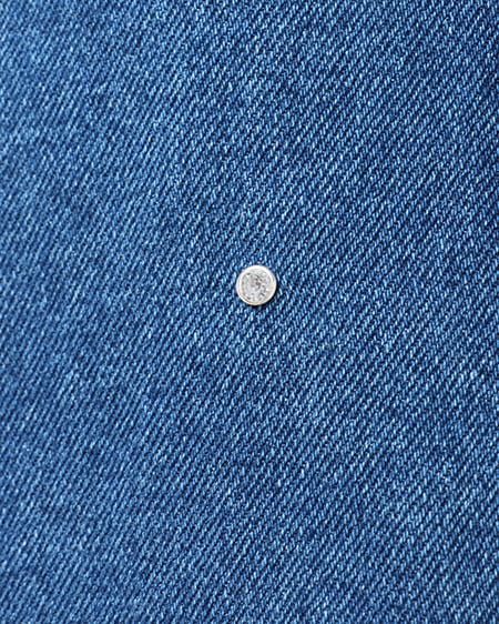 INGNI(イング) ビジュー付デニムミニスカート デニム/ブルーB