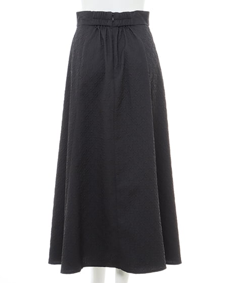 INGNI(イング) ふくれジャガードフレア/スカート クロ