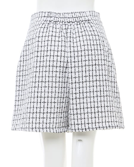 INGNI(イング) ツイードスリットスカパン オフクロ/ツイード