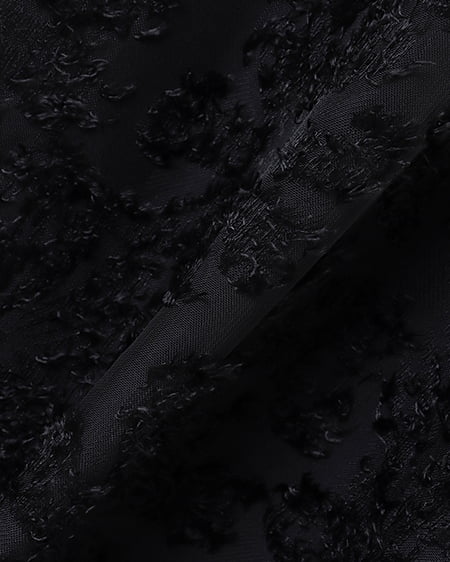 INGNI（イング） ハイウエストフェザーフレア／スカート ｸﾛ