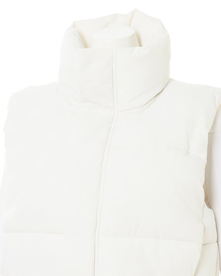 INGNI(イング) クロップド丈中綿ベスト オフホワイト