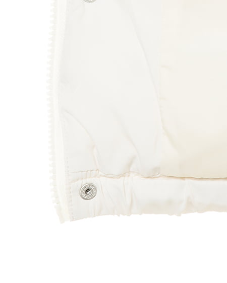 INGNI(イング) クロップド丈中綿ベスト オフホワイト