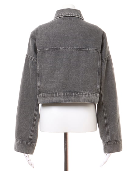 INGNI(イング) 袖スリットGジャン(セットアップ対応) グレー