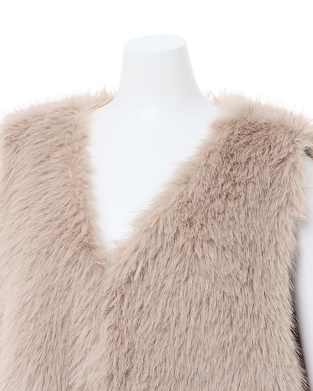 INGNI（イング） エコファーベスト ﾍﾞｰｼﾞｭ