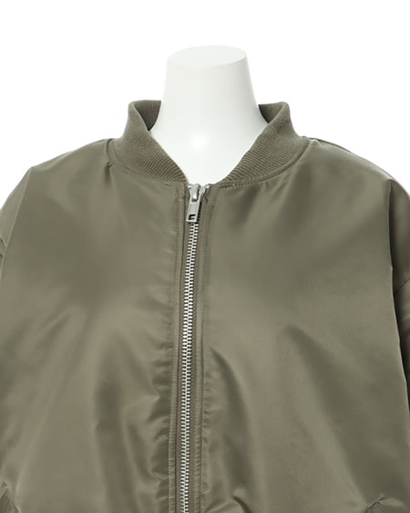 INGNI(イング) 中綿入りBIG/MA-1 カーキ