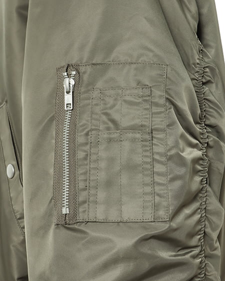 INGNI(イング) 中綿入りBIG/MA-1 カーキ