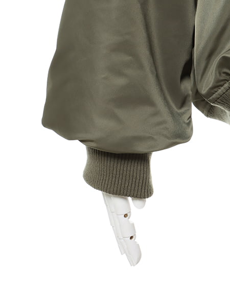 INGNI(イング) 中綿入りBIG/MA-1 カーキ