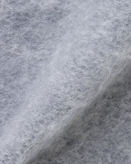 INGNI(イング) ミドル丈シャギーニットカーディガン(前後2way) グレー