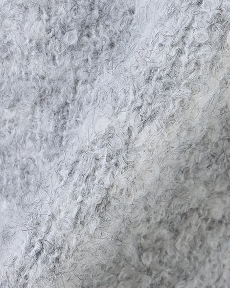 INGNI(イング) ブークレーニットカーディガン グレー