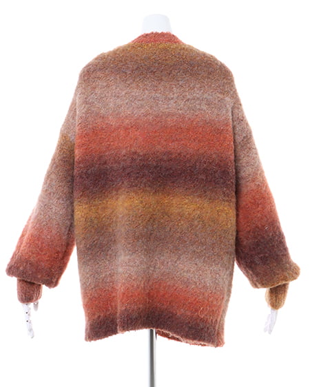 INGNI(イング) ブークレーグラデーション/カーディガン オレンジ