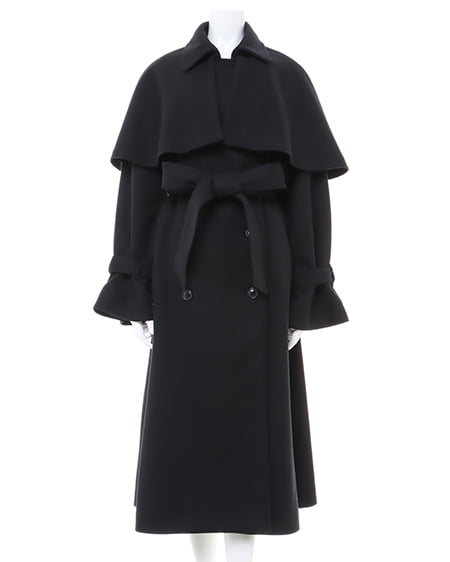 INGNI(イング) ケープセットAラインコート クロ