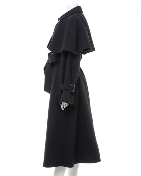 INGNI(イング) ケープセットAラインコート クロ