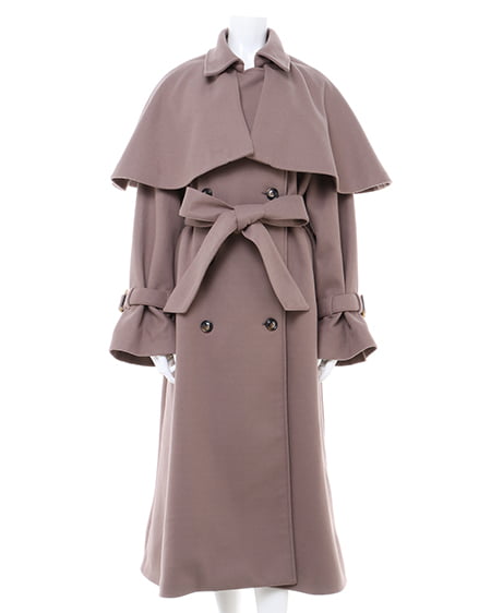 INGNI(イング) ケープセットAラインコート モカ