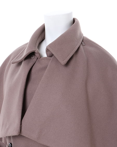 INGNI(イング) ケープセットAラインコート モカ