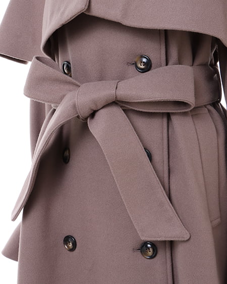 INGNI(イング) ケープセットAラインコート モカ