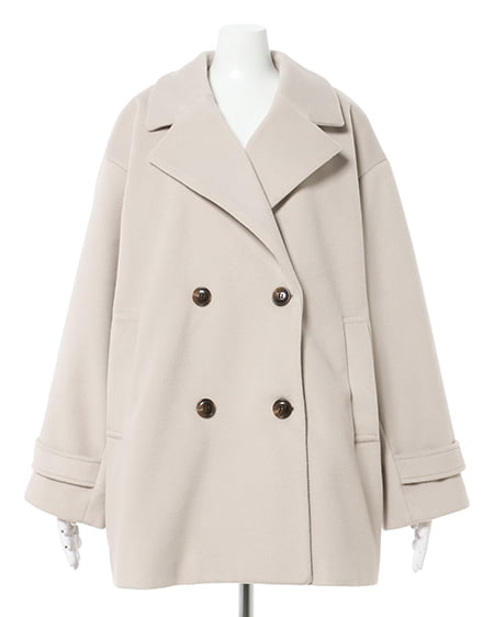 INGNI(イング) エコウールWコクーンコート グレージュ