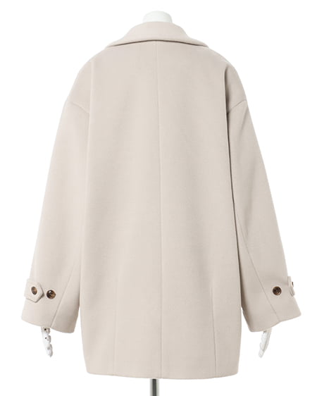 INGNI(イング) エコウールWコクーンコート グレージュ