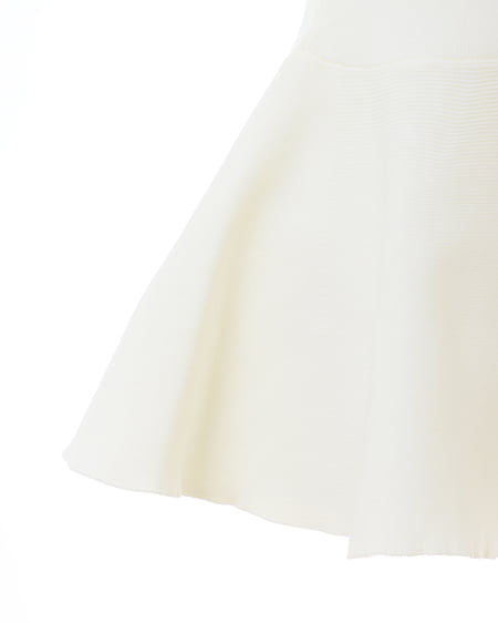 INGNI（イング） ペプラムノースリニット ｵﾌﾎﾜｲﾄ