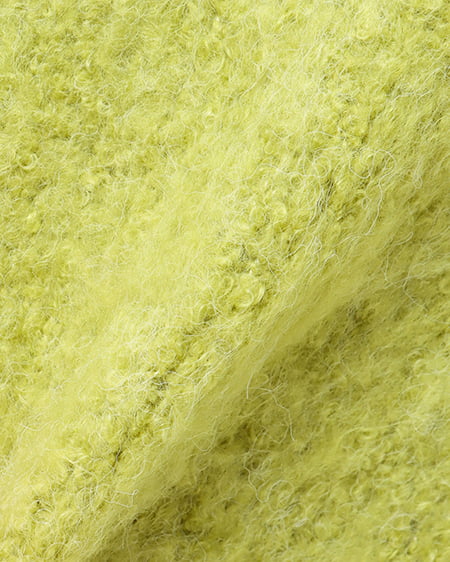 INGNI(イング) ショート丈シャギーニット グリーン