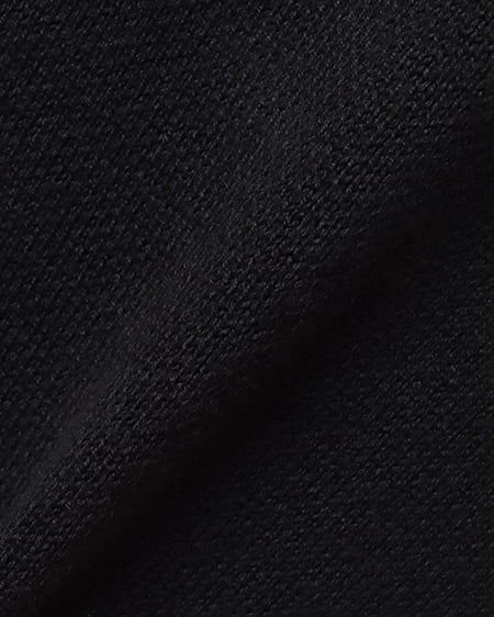 INGNI(イング) イニシャル刺しゅうロゴニット クロ