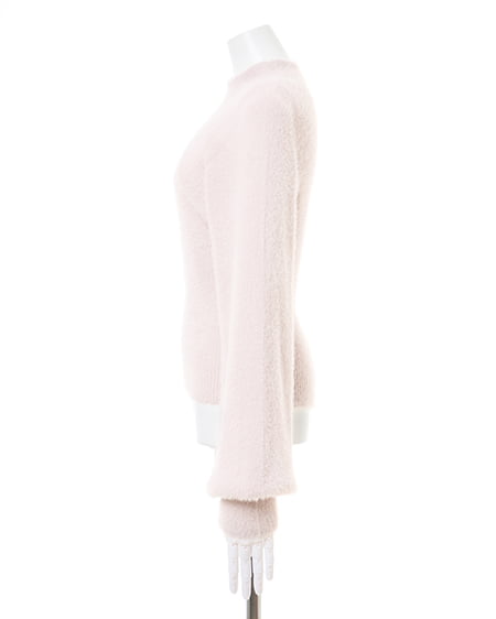 INGNI（イング） デコルテオープンフェザーヤーンニット ﾋﾟﾝｸ