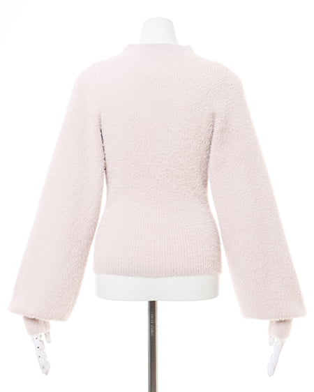 INGNI（イング） デコルテオープンフェザーヤーンニット ﾋﾟﾝｸ