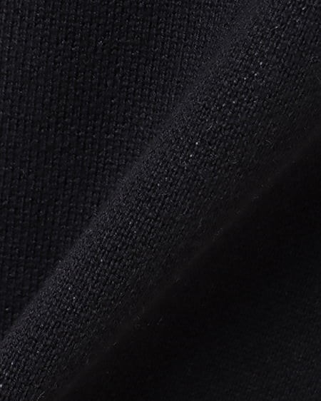 INGNI(イング) 配色ロゴチュニックニット クロ