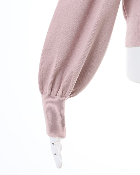 INGNI（イング） 肩開きブローチ付ニット ﾋﾟﾝｸ