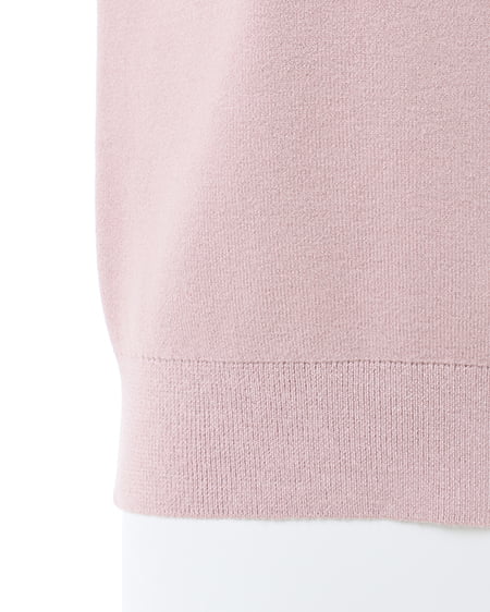 INGNI（イング） 肩開きブローチ付ニット ﾋﾟﾝｸ