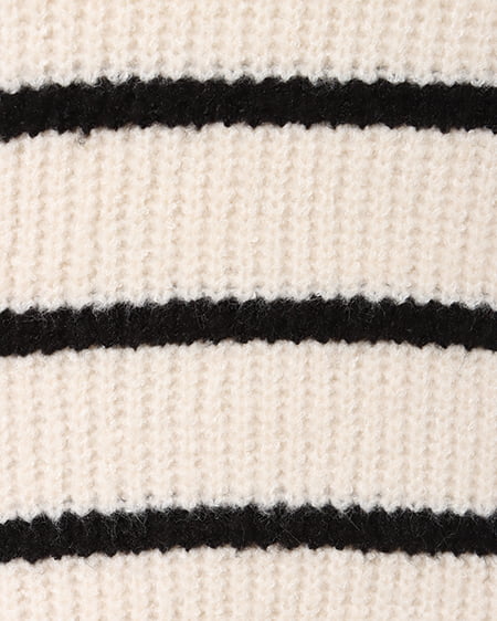 INGNI(イング) モックネックニット ボーダー