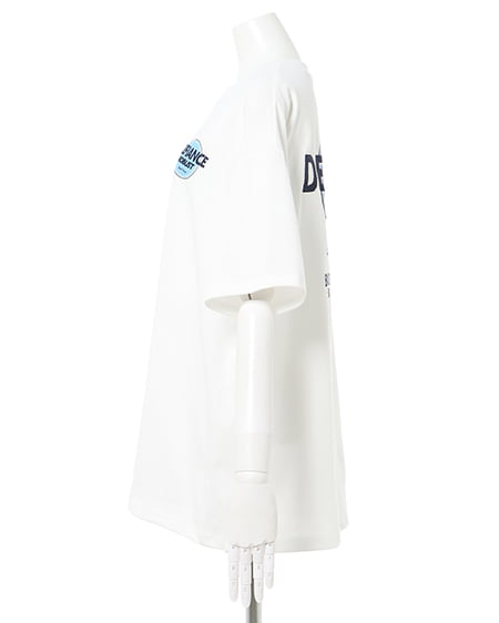 INGNI（イング） BackサークルロゴチュニックTシャツ ｵﾌﾎﾜｲﾄ