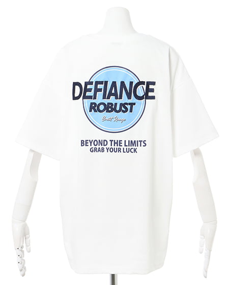 INGNI（イング） BackサークルロゴチュニックTシャツ ｵﾌﾎﾜｲﾄ