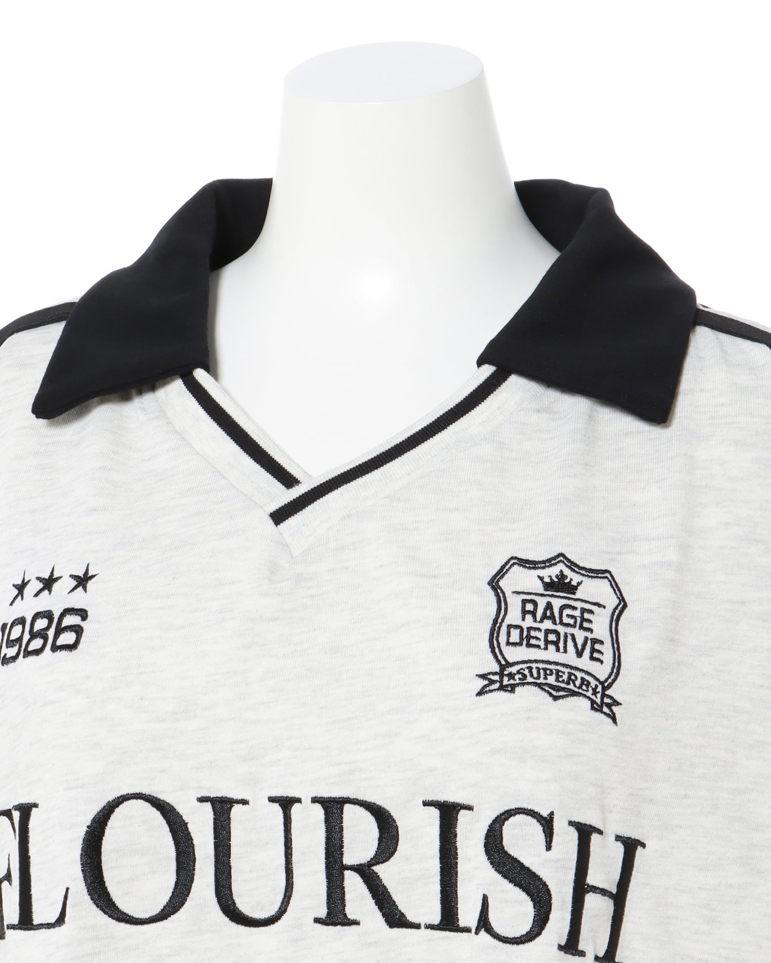 スキッパー襟袖ラインチュニックTシャツ|INGNI(イング) 公式 スキッパー襟袖ラインチュニックTシャツ|INGNI(イング) 公式