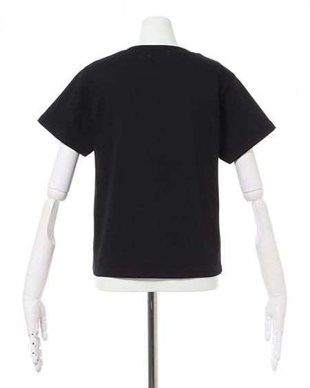 INGNI（イング） パールロゴTシャツ ｸﾛ